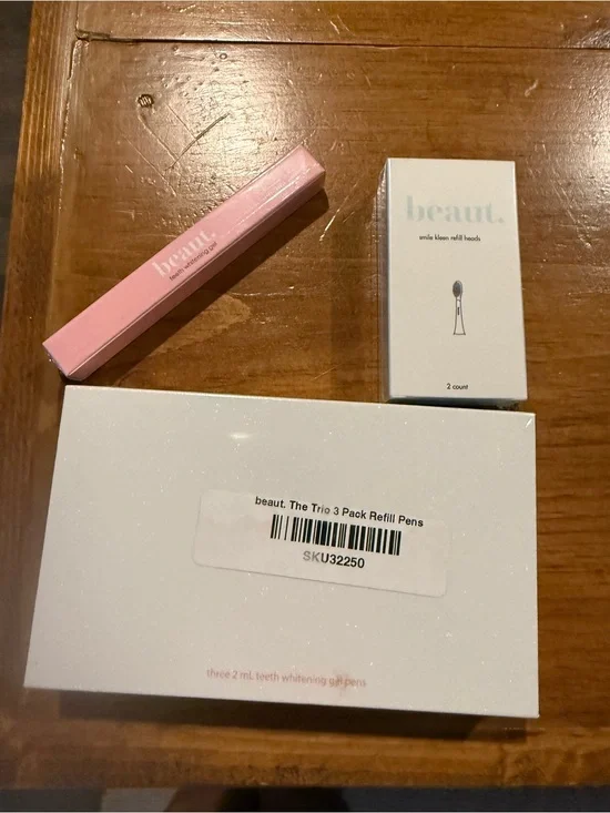 Trio Refill Pens — Pink & White Teeth Whitening Refills