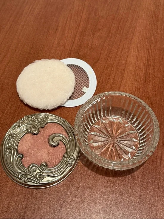 Vintage Silver Plated Powder Dish