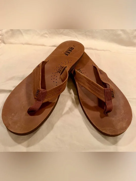 Men’s Leather Reef Flip Flops