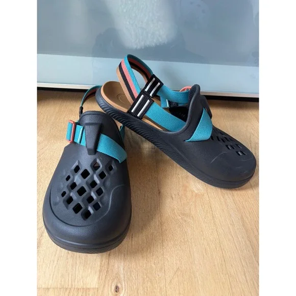 Chaco Men Chillos Clogs Croc Retro Black Sandals Shoe Camp Gorpcore Size 11