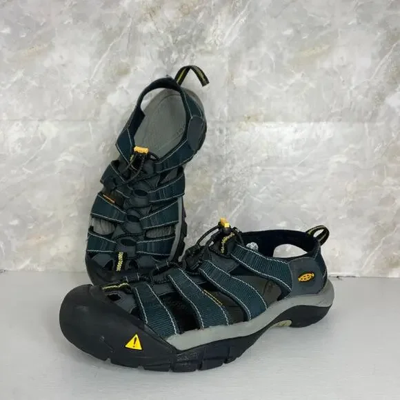KEEN Newport H2 Navy Medium Grey Sport Sandals Mens Size 11