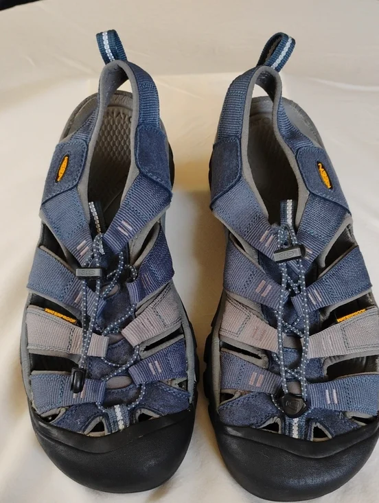 Keen Blue and Gray K2 Men's Hiking  Closed-Toe Sandals Men's Size 12 Waterproof