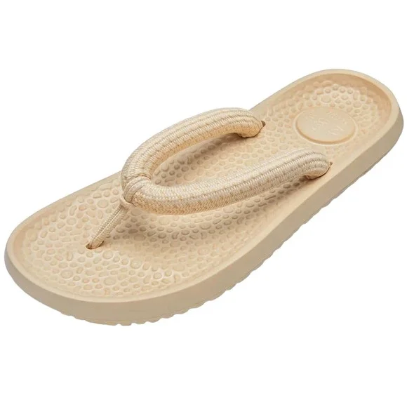 Allbirds Sugar Zeffer Lux Beige Flip Flops Slip On Sandals Mens 12 / Women's 14