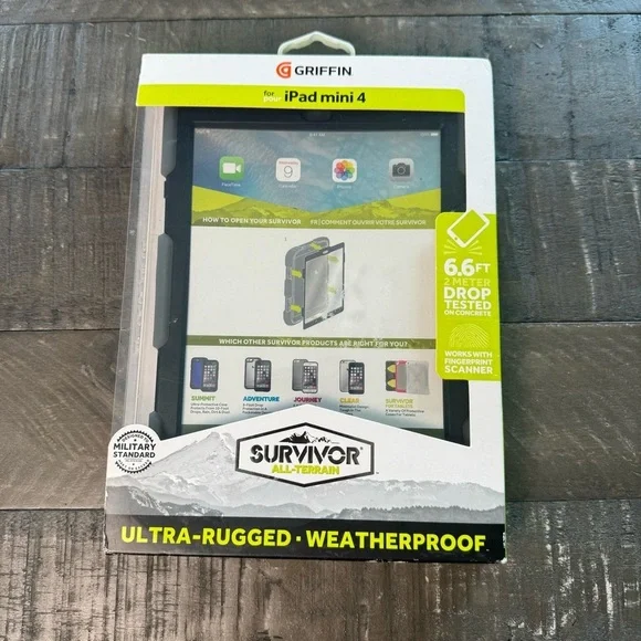 Griffin Survivor All Terrain Weatherproof Ipad Mini 4 Military Standard