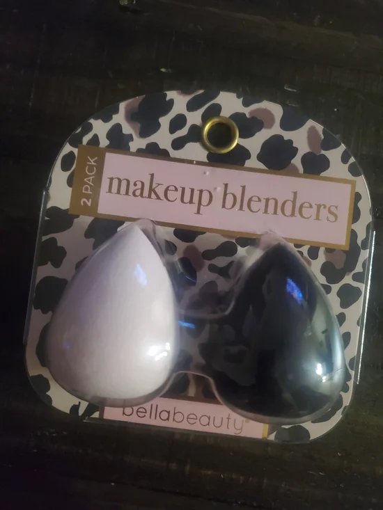 Black & Pink Makeup Blenders - 2 Pack