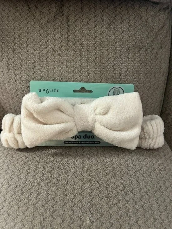 SPA HEADBAND & WRIST WATER CATCHERS SET