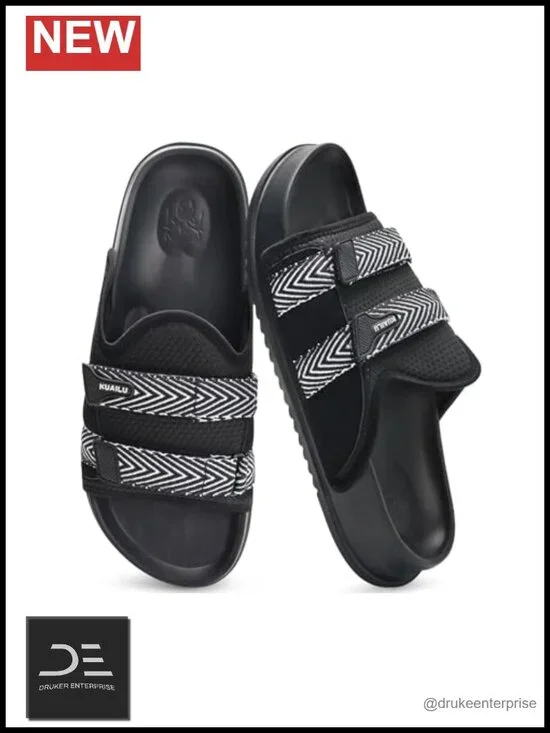 Mens Orthotic Sandals Arch Support Fabric Slippers Casual Summer Slides Indoor