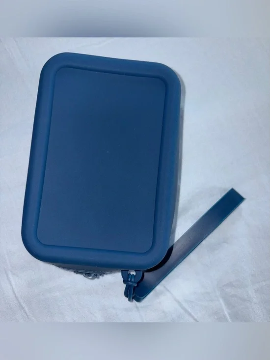 Navy Blue Protective Silicone Case with Wrist Strap