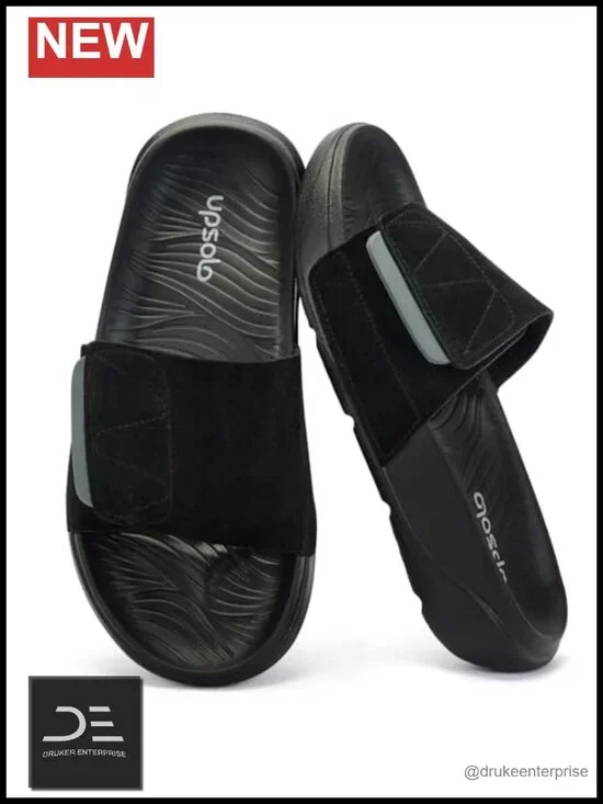Men's Recovery Sandals with Arch Support Adjustable Straps
