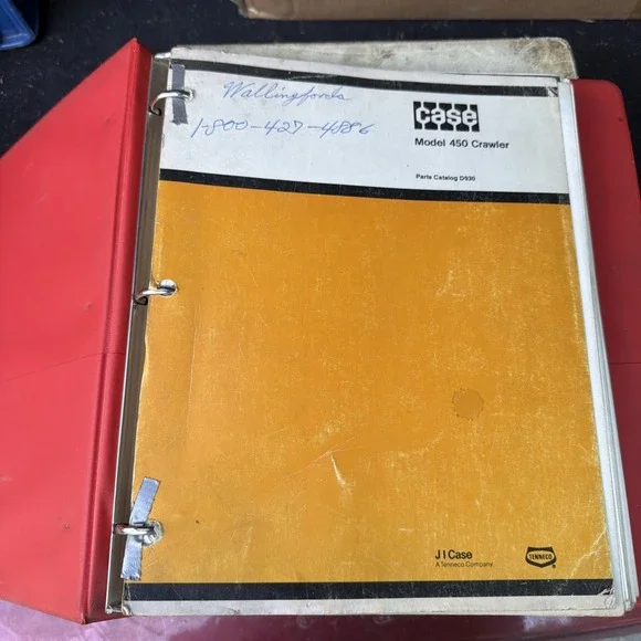 Case 450B 455B Crawler Tractor Dozer Bulldozer Loader Parts Catalog Manual A1372