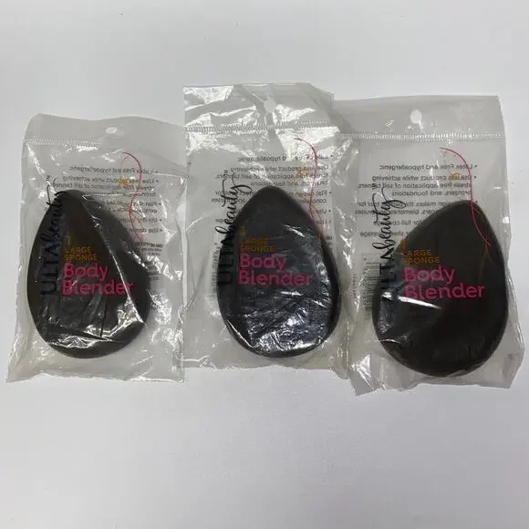 Set Of 3 Ulta Beauty Large Sponges Body Blender NEW In Sealed Bags