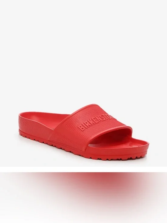 Birkenstock Barbados Red EVA Slide Sandal Sz 45/12-12.5 nwot