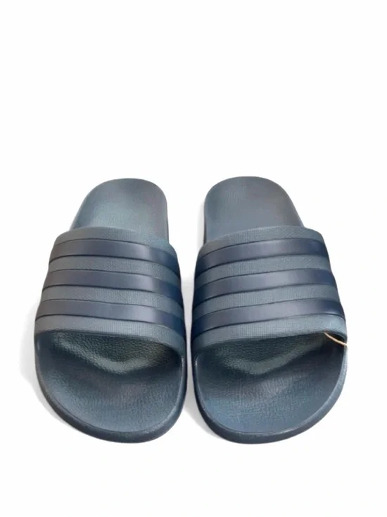 adidas Adilette Aqua Monochrome Navy Blue Slides/Sandals Size US Men’s 12 (NWT)