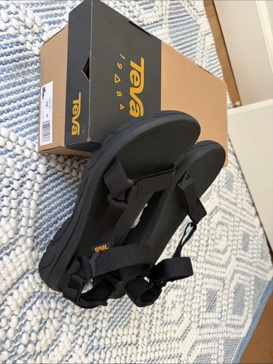 Teva Black Strappy Outdoor Sandals
