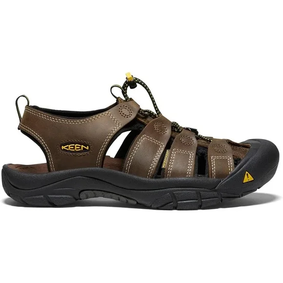 Keen Newport Mens Size 9 Bison/Brown Sandals Fisherman Leather NEW