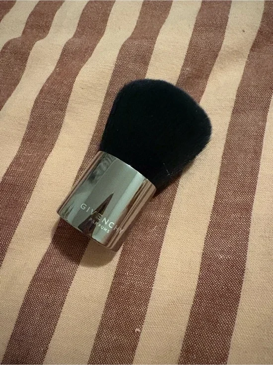 Givenchy Black Bristle Kabuki Brush with Silver Ferrule