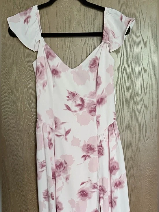 Abercrombie & Fitch Blush Floral Maxi Dress
