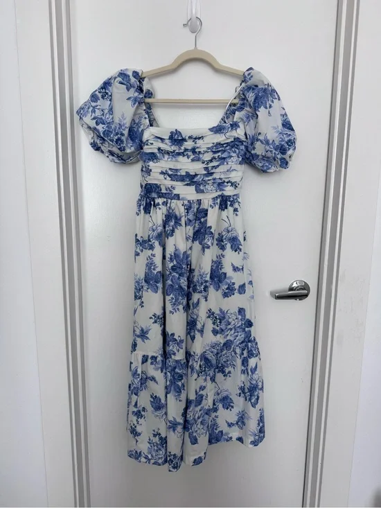 NWT Abercrombie Emerson Puff Sleeve Dress XSP