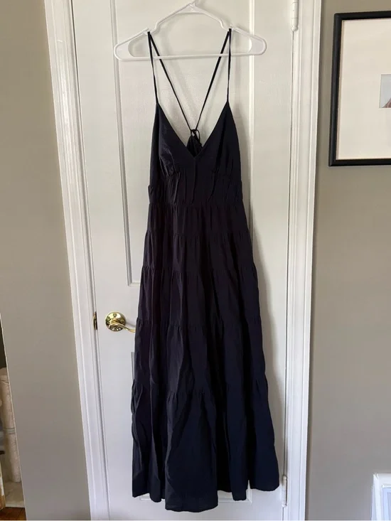 Abercrombie & Fitch Women’s Maxi Dress - Navy Blue