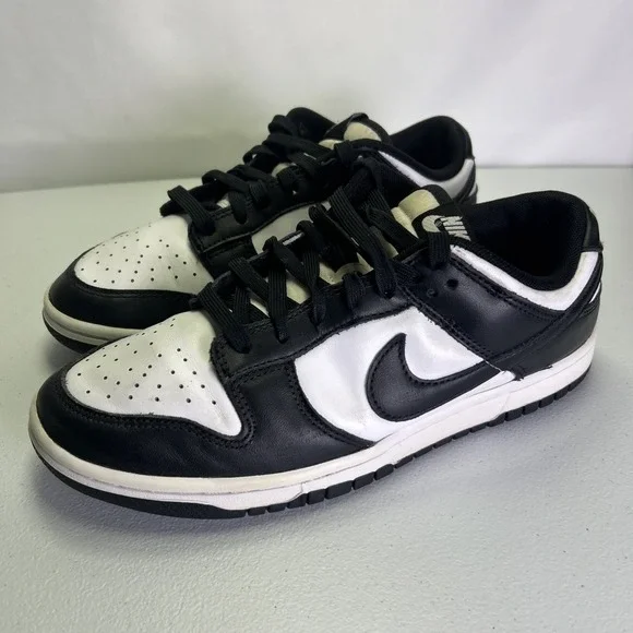 Nike Dunk Low Retro Black/White Mens Size 8 US Low Top Sneakers DD1391-100 2021