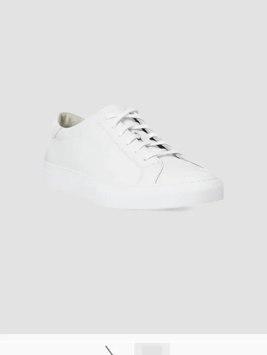 Polo by Ralph Lauren White Low-Top Leather Sneakers