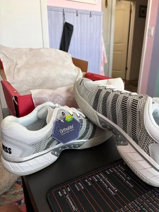 Men's Hypercourt Express Glacier Grey/White/Silver