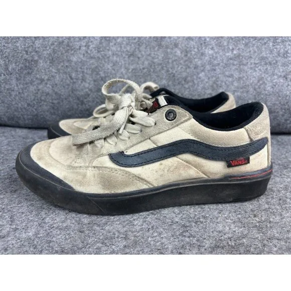 Vans Berle Pro Antique Shoes Skateboarding Men's 6.5 Bone White 721356‎