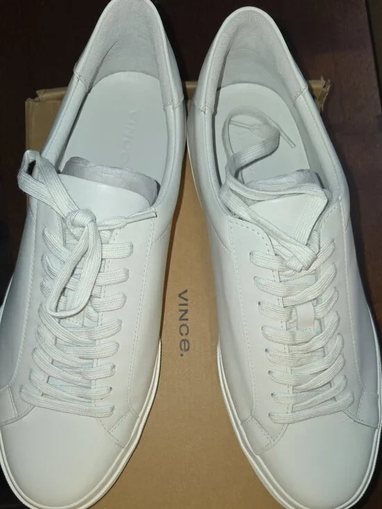 Vince Fulton white leather - size 11.5