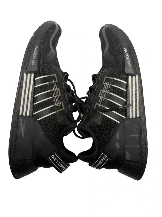 adidas Men’s NMD R1 V2 Boost Black White GZ1998 Size 10.5