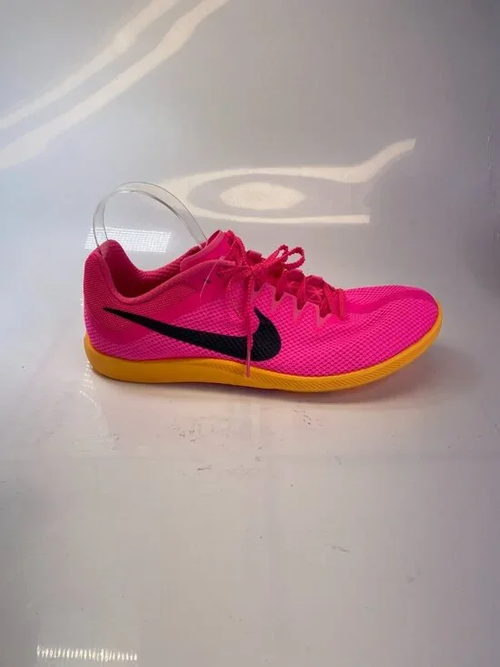Nike Zoom Rival Track & Field Distance Hyper Pink With Spikes Cleats mens Sz 12