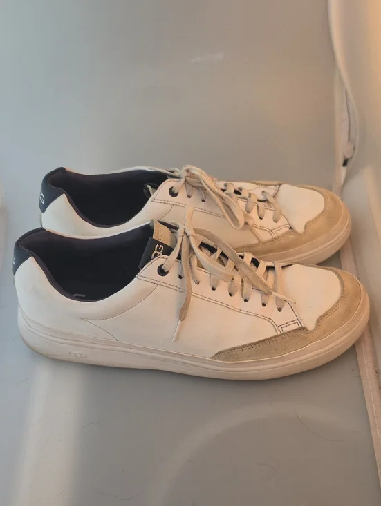 UGG Men's Low-Top Sneakers in White and Beige