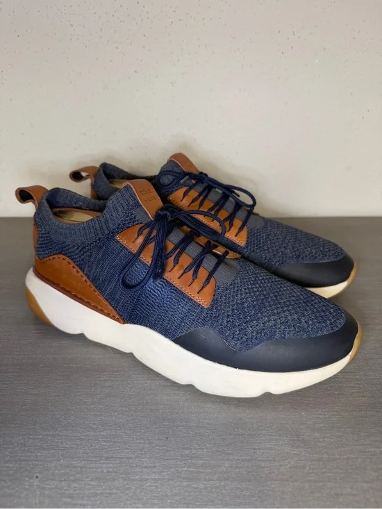 Cole Haan Mens Crosscourt Stitchlite Navy Zerogrand Sneaker C29385 Sz 10.5M