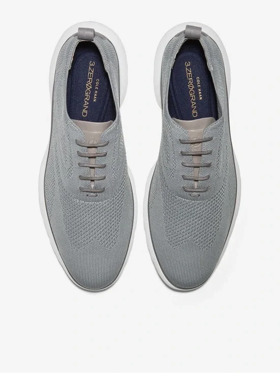 Cole Haan 3.ZERØGRAND Knit Sneaker — Light Gray