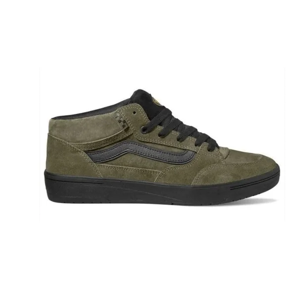 VANS Zahba Mid X Beatrice Domond Skateboarding Shoes Men's Size 7.5 Dark Olive
