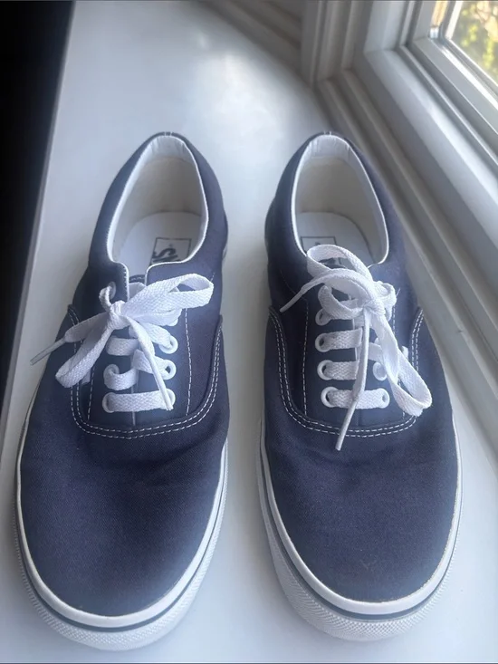 Vans Men's navy sneakers size 10