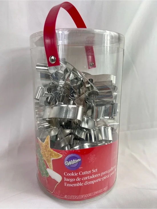 Wilton Silver Cookie Cutter Set (40) Piece