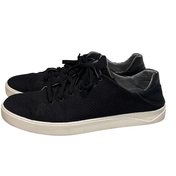 OluKai‎ Lae'ahi Li Sneaker Mens 11.5 Black Drop-In Heel 10445-LRLR Boat Fishing
