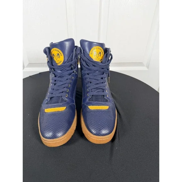 Puma x David T. Howard High School High Top Sneakers Men's 9.5 Blue Gold Rare