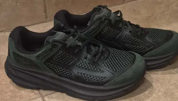 HOKA U Clifton One9 S Forest Green / Black Lifestyle Sneakers