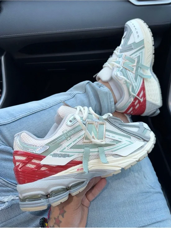 New Balance 1906R White Mint & Red
