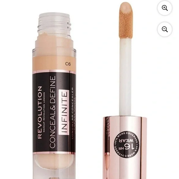 ⚠️ 5/25: Revolution Conceal & Define Infinite Cream Concealer- Light Beige (C6)