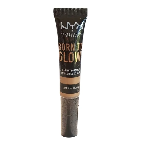 2 x NYX Born To Glow Radiant Concealer, Medium Coverage - Soft Beige