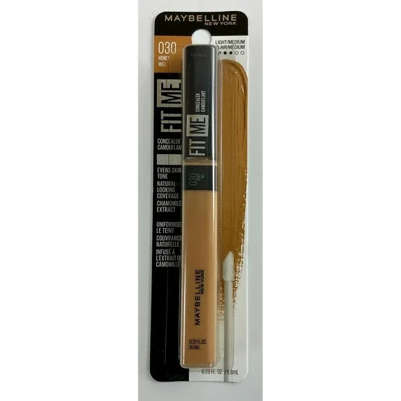 Maybelline‎ Fit Me Concealer 030 Honey NEW Makeup Cosmetic