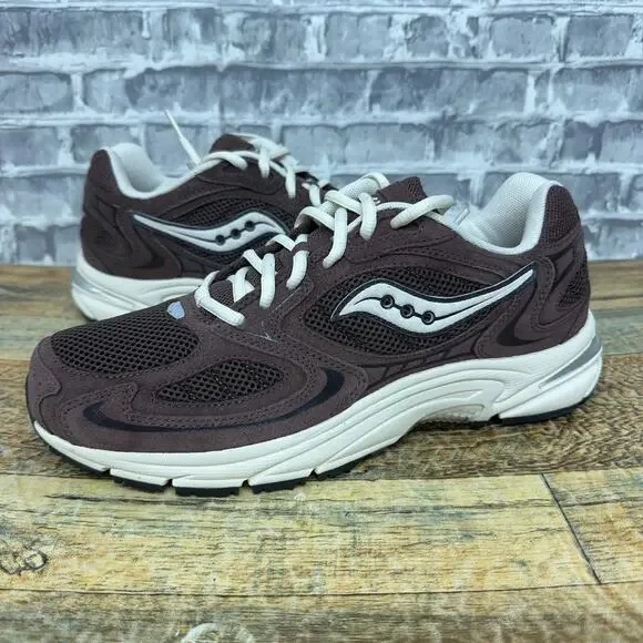 Saucony Grid Jazz Suede Mocha Cream Sales Sample S70898-4 Mens Size 9 New