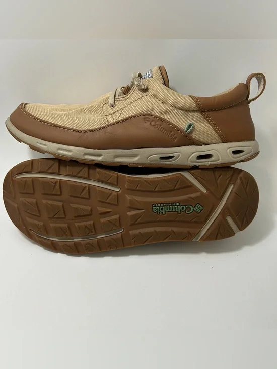 Columbia Men's PFG Bahama Vent Loco Relaxed III Boat Shoes Mens 11 Brown & Tan