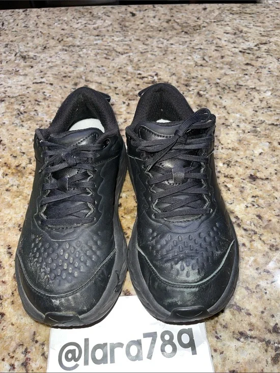 Hoka Bondi SR Men's Black Athletic Sneakers - Casual Comfort