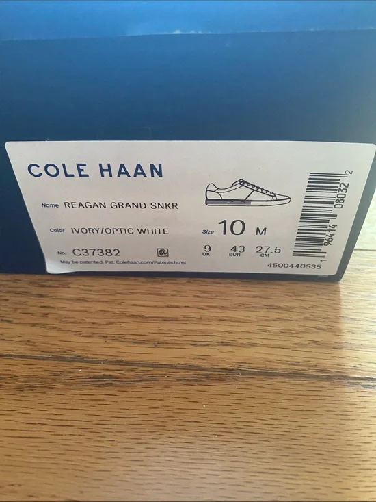 Cole Haan Ivory/Optic White Men’s Sneaker