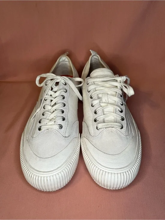 Vans Men's Cream Low-Top Sneakers