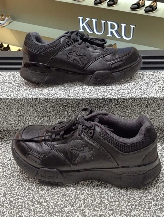 Kuru Kinetic 2 Black Anti-Slip Stability Arch Support Men's Work Shoes 7.5M