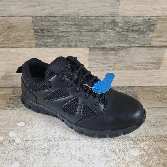 Reebok Sublite Cushion Tactical‎ Mens Shoes Sz 8.5 Black Lightweight Alloy Toe